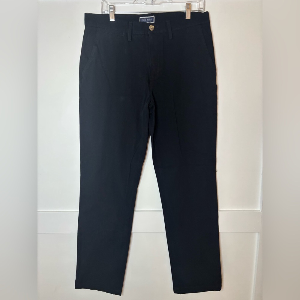 Club Room Men's Black Chinos size 32x32.